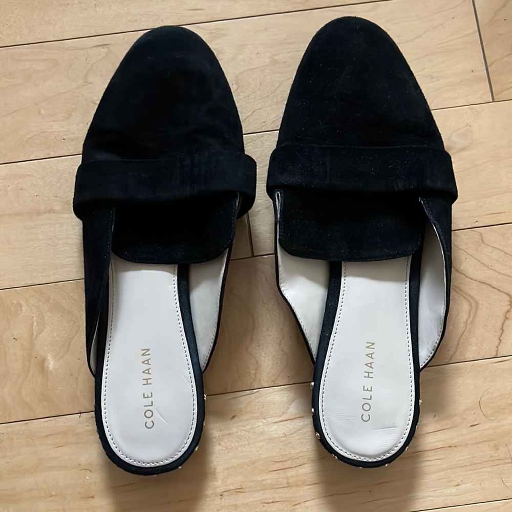 Suede Cole Haan Mules - 7.5